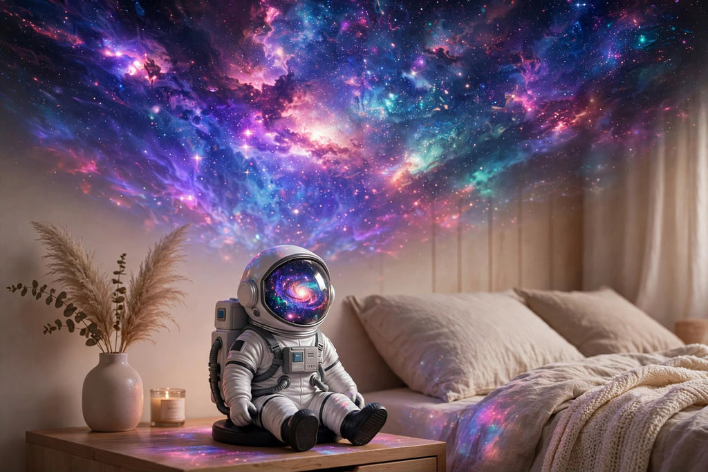 Astronauta Proyector Galaxia - Transforma tu cuarto 🚀